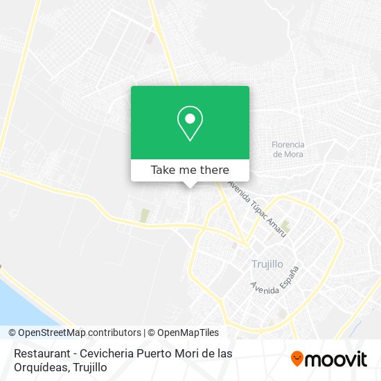 Mapa de Restaurant - Cevicheria Puerto Mori de las Orquídeas