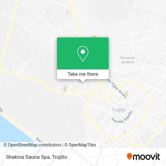 Shekina Sauna Spa map