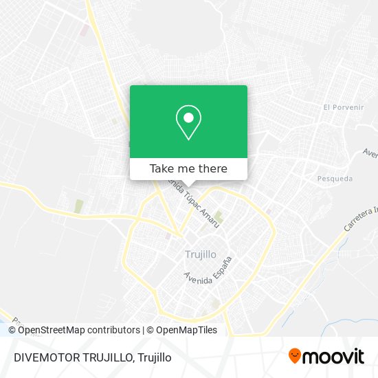 DIVEMOTOR TRUJILLO map