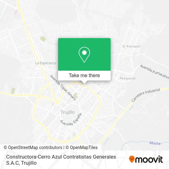 Constructora-Cerro Azul Contratistas Generales S.A.C map