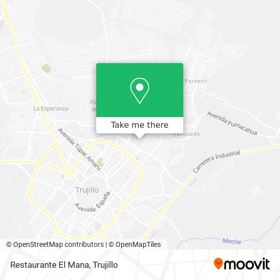 Restaurante El Mana map