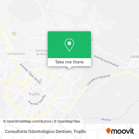 Consultorio Odontológico Dentium map