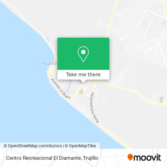 Mapa de Centro Recreacional El Diamante
