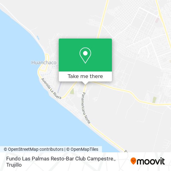 Mapa de Fundo Las Palmas Resto-Bar Club Campestre.