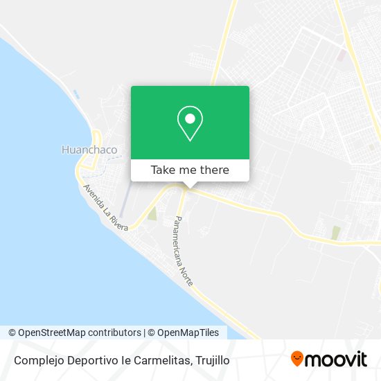 Mapa de Complejo Deportivo Ie Carmelitas