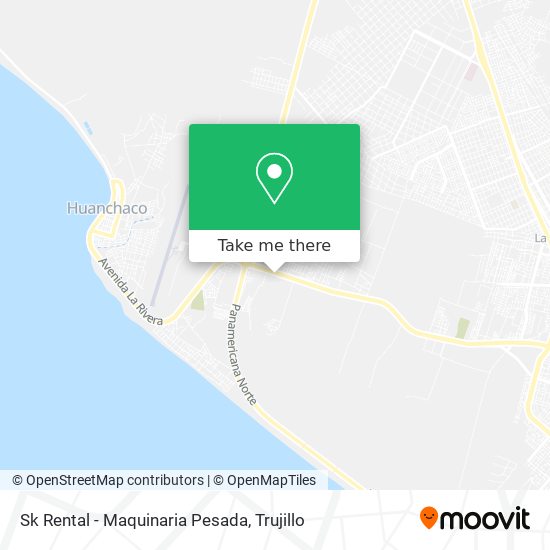 Mapa de Sk Rental - Maquinaria Pesada