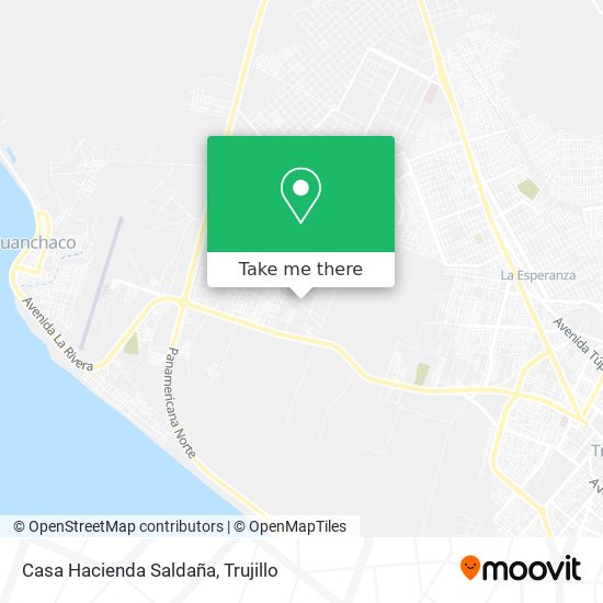 Mapa de Casa Hacienda Saldaña