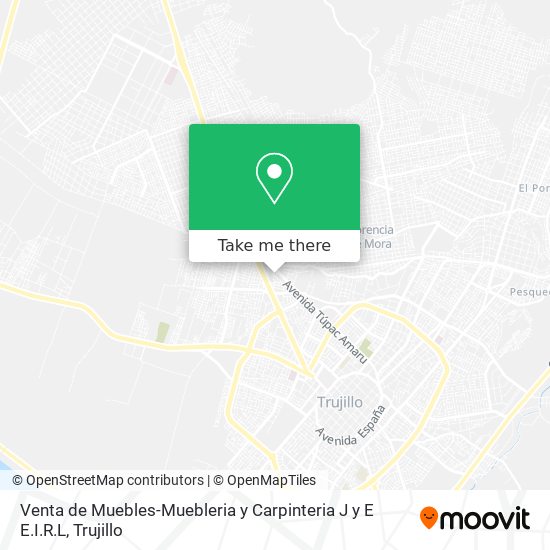 Venta de Muebles-Muebleria y Carpinteria J y E E.I.R.L map