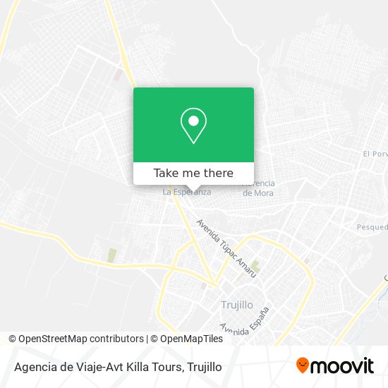 Agencia de Viaje-Avt Killa Tours map