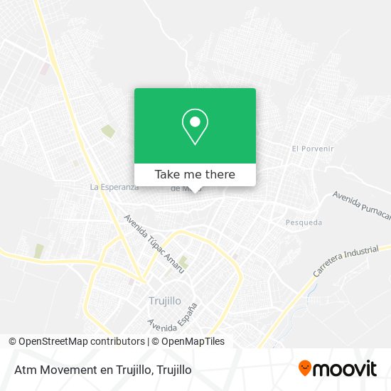 Atm Movement en Trujillo map