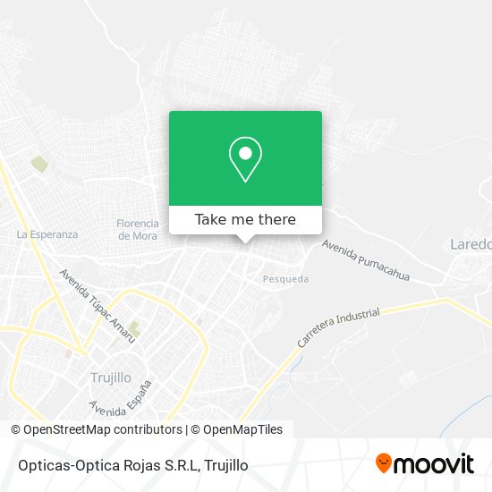 Opticas-Optica Rojas S.R.L map