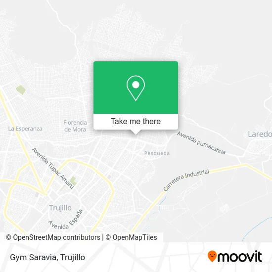 Gym Saravia map