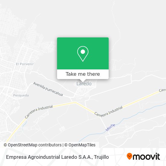 Mapa de Empresa Agroindustrial Laredo S.A.A.