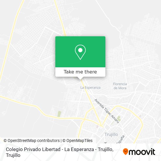 Colegio Privado Libertad - La Esperanza - Trujillo map