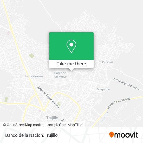 Mapa de Banco de la Nación