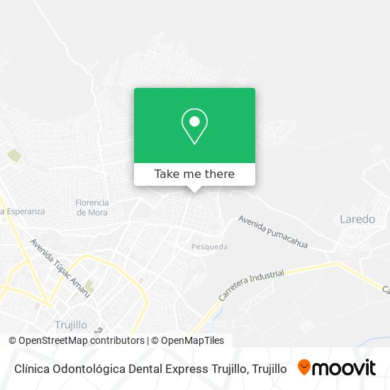 Mapa de Clínica Odontológica Dental Express Trujillo
