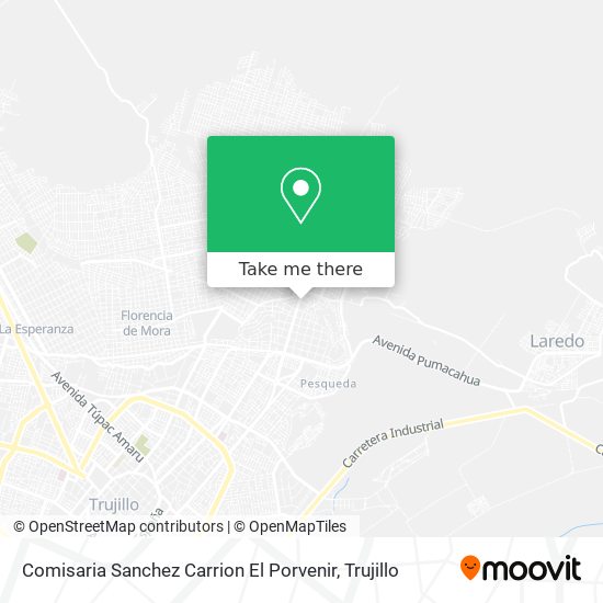 Comisaria Sanchez Carrion El Porvenir map