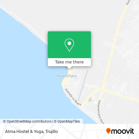 Atma Hostel & Yoga map