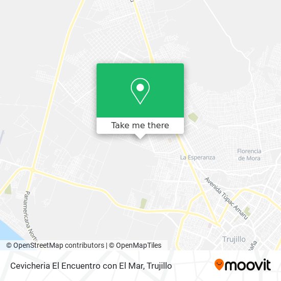 Cevicheria El Encuentro con El Mar map
