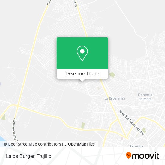 Lalos Burger map