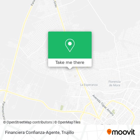 Mapa de Financiera Confianza-Agente
