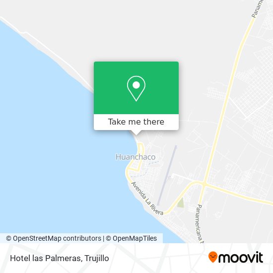 Hotel las Palmeras map