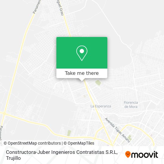 Mapa de Constructora-Juber Ingenieros Contratistas S.R.L