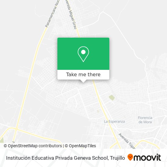 Institución Educativa Privada Geneva School map