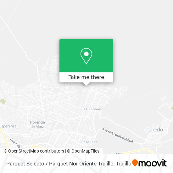 Parquet Selecto / Parquet Nor Oriente Trujillo map