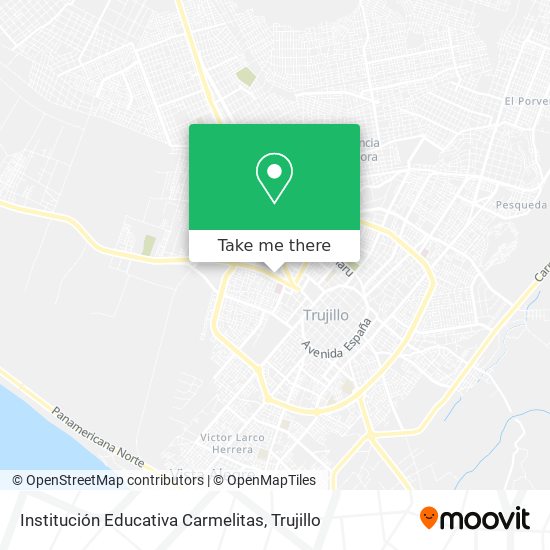 Mapa de Institución Educativa Carmelitas