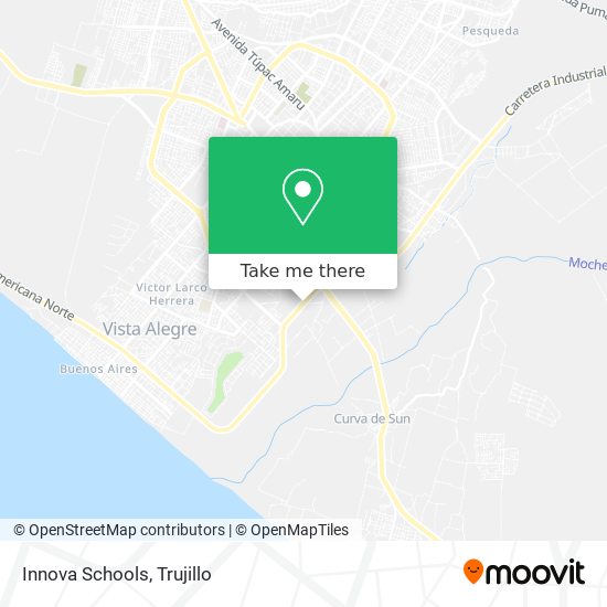 Mapa de Innova Schools