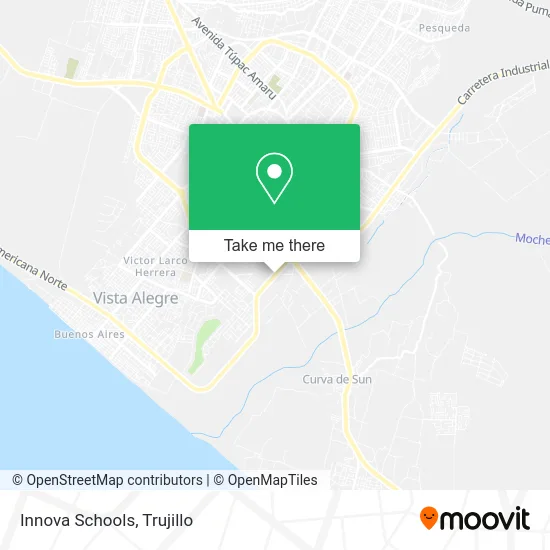 Innova Schools map
