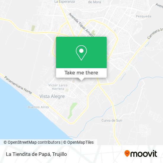 La Tiendita de Papá map