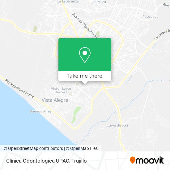 Clínica Odontólogica UPAO map