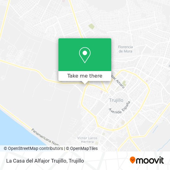 Mapa de La Casa del Alfajor Trujillo