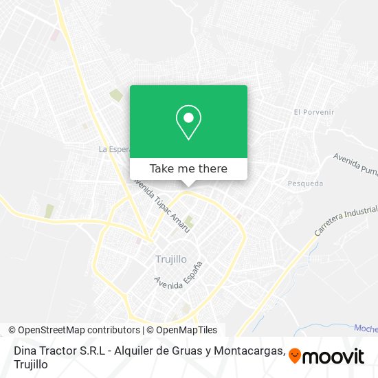 Dina Tractor S.R.L - Alquiler de Gruas y Montacargas map