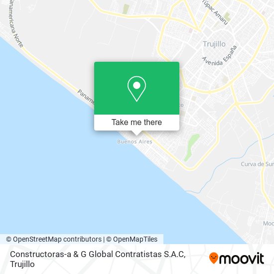 Mapa de Constructoras-a & G Global Contratistas S.A.C