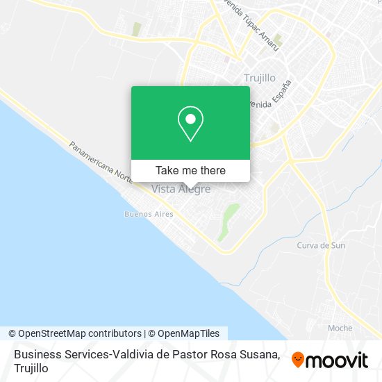 Business Services-Valdivia de Pastor Rosa Susana map