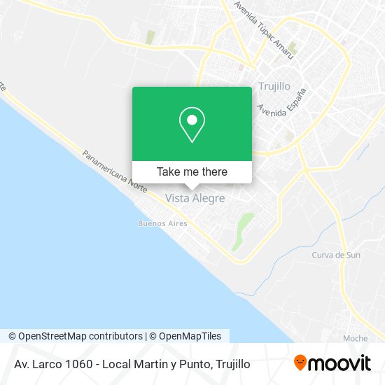 Av. Larco 1060 - Local Martin y Punto map