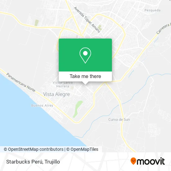 Starbucks Perú map