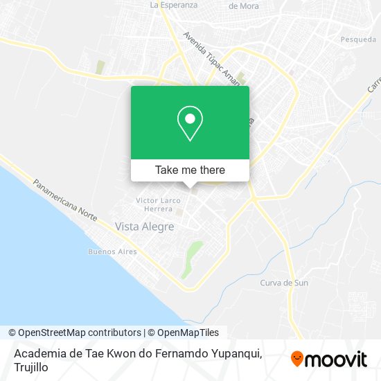 Academia de Tae Kwon do Fernamdo Yupanqui map
