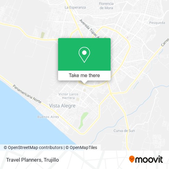 Travel Planners map