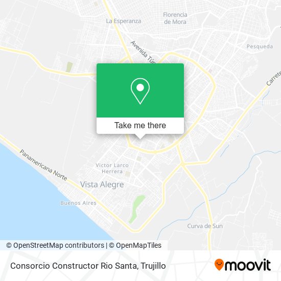 Consorcio Constructor Rio Santa map