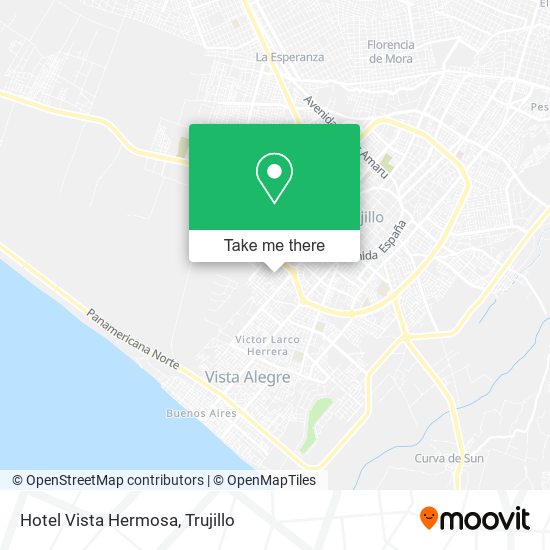 Mapa de Hotel Vista Hermosa