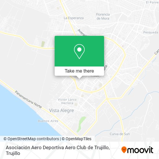 Mapa de Asociación Aero Deportiva Aero Club de Trujillo