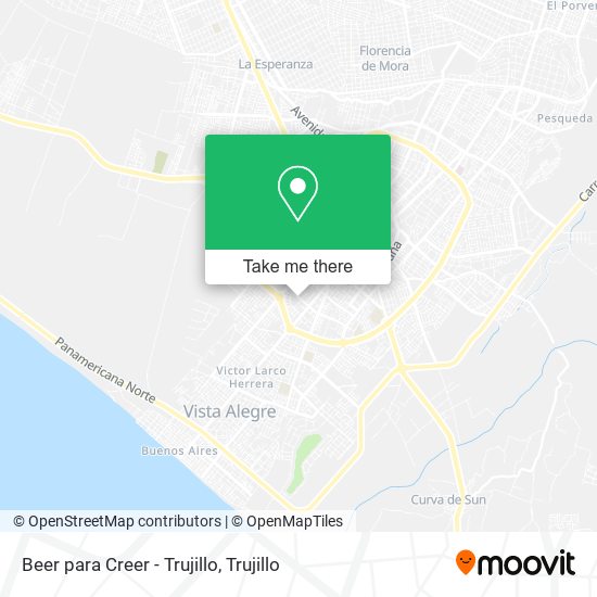 Beer para Creer - Trujillo map