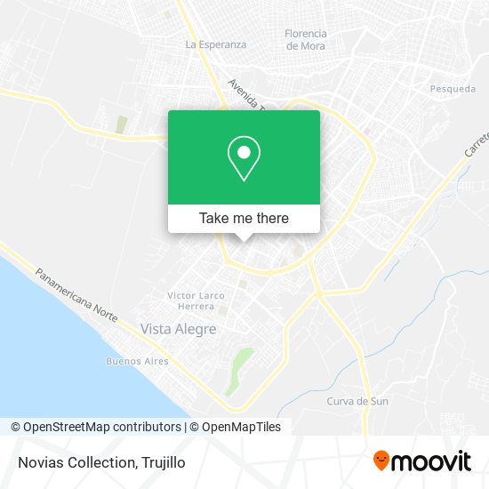 Novias Collection map