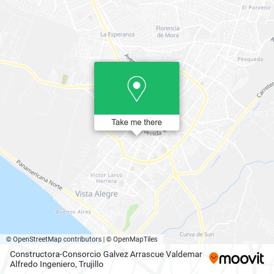Constructora-Consorcio Galvez Arrascue Valdemar Alfredo Ingeniero map