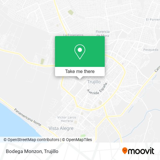 Bodega Monzon map