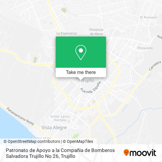 Patronato de Apoyo a la Compañia de Bomberos Salvadora Trujillo No 26 map